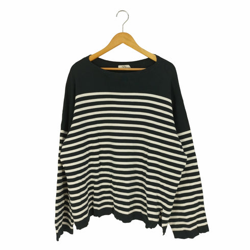 サバイ saby Milan Rib Boat Neck Border Knit ボーダーニットカットソー メンズ